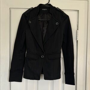 Metropark Women’s Black Tailored Military-Style Jacket